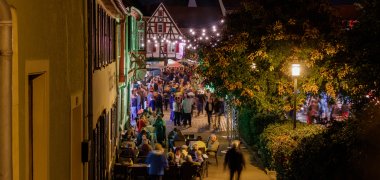 Altstadtfest bei Nacht