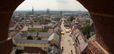 Blick vom Dom auf die Innenstadt