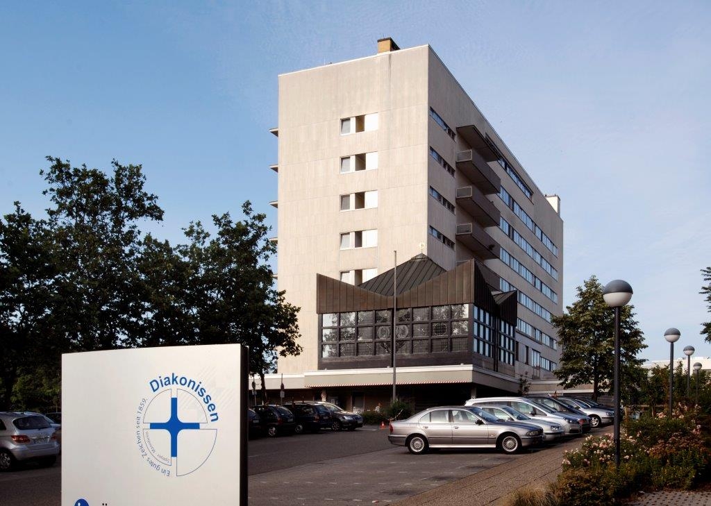 Krankenhausgebäude des Diakonisse-Stiftungs-Krankenhauses Speyer