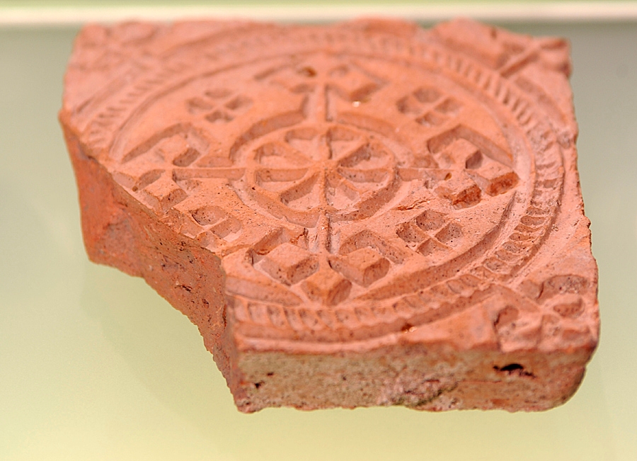 Floor tile from the Judaica Collection of the Historical Museum