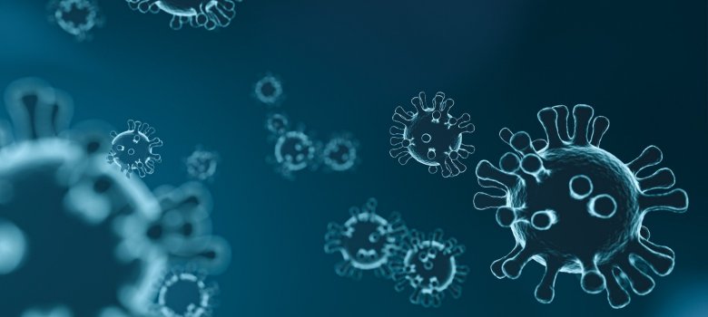 Darstellung eines Virus Darstellung eines Virus