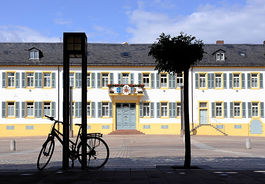 Bicycle in front of the Bishop's Palace