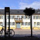 Bicycle in front of the Bishop's Palace