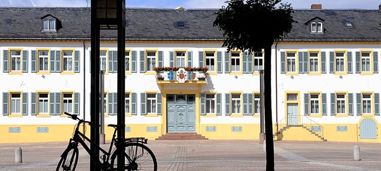 Fahrrad vor dem Bischofspalais