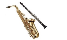 Klarinette und Saxophon