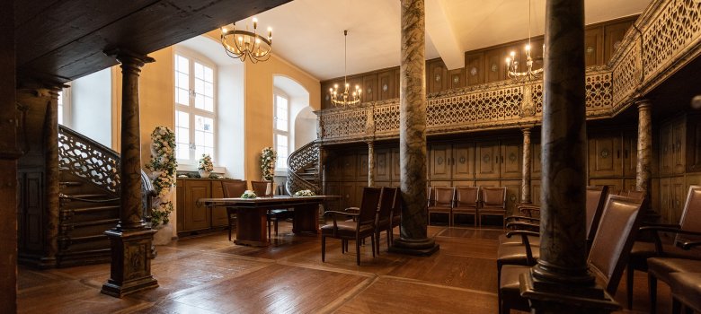 Neuer Trausaal im Historischen Rathaus 