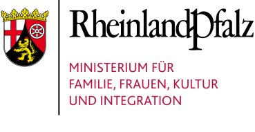 Logo Ministerium für Familie, Frauen, Kultur und Integration Rheinland-Pfalz