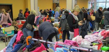Ein Besuch des Flohmarktes in der Stadthalle