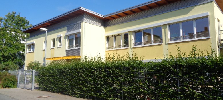 Außenansicht der Kita Löwenzahn