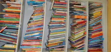 Die frei verfügbaren Bücherstapel