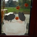 Fenstergestaltung der Kinder