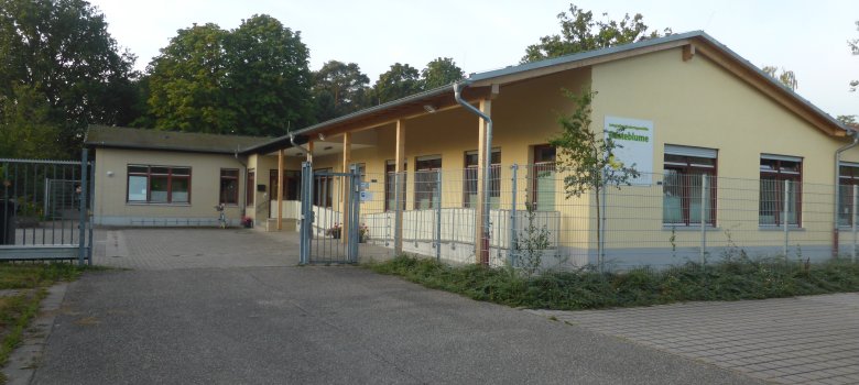 Außenansicht des Kitagebäudes