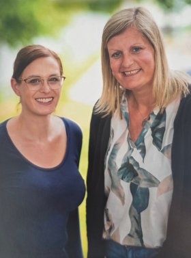 Mandy Kolb und Jessica Nitsche