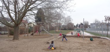 Spielen auf dem Außengelände