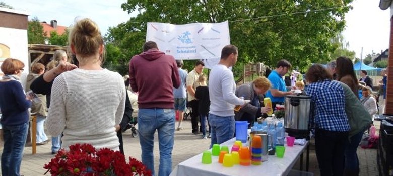 Groß und Klein beim Hortfest