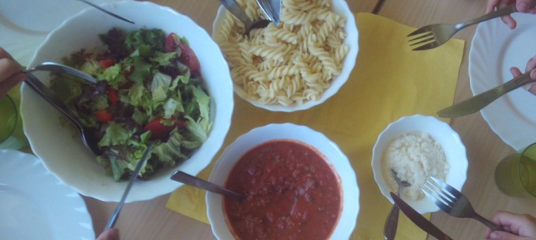 Mittagessen in der Schatzinsel