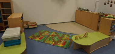 Die Bauecke des Kindergartens