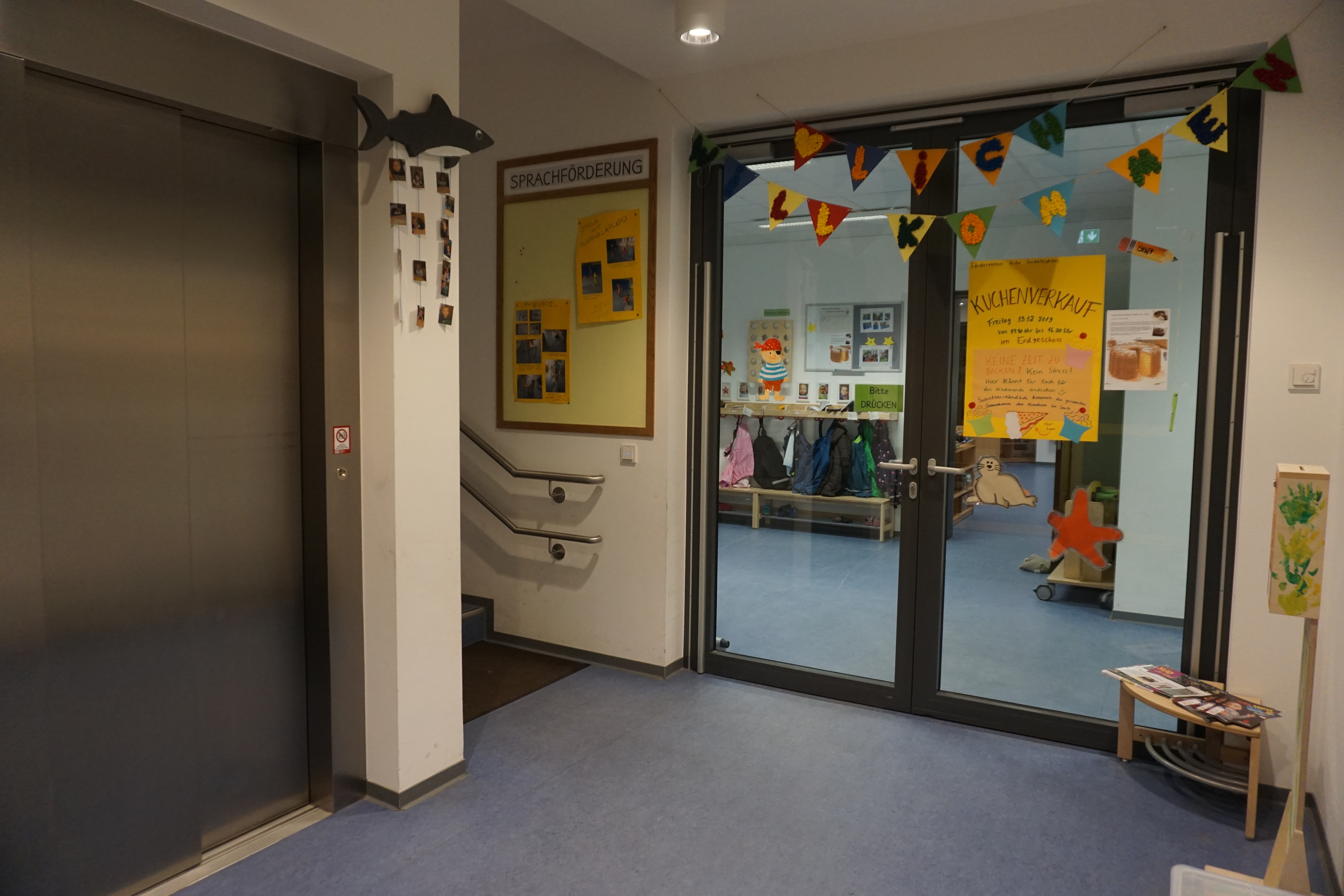 Eingangsbereich der Kita