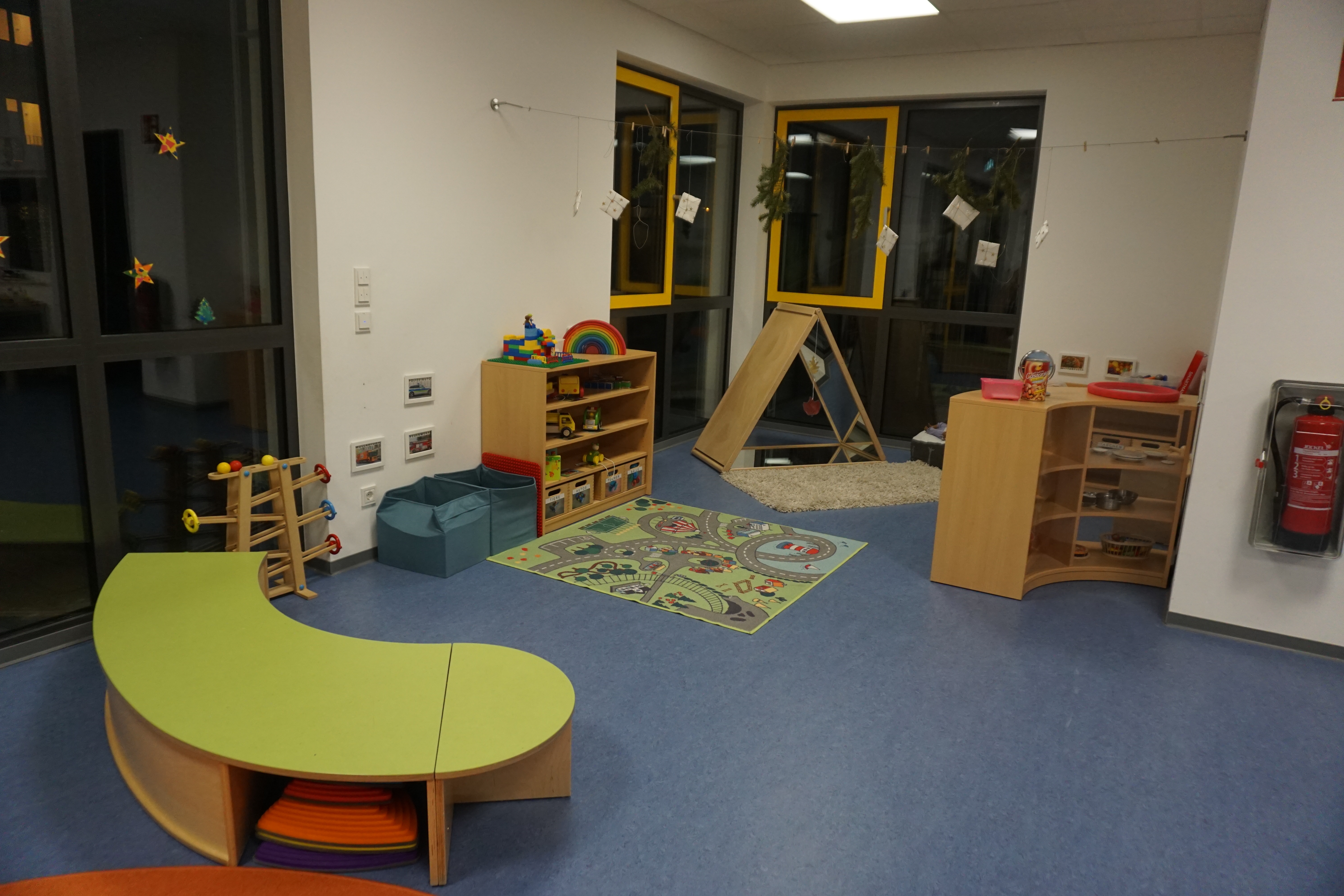 Der Gruppenraum der Krippe