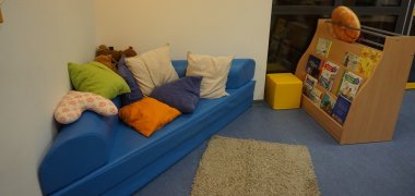 Die Kuschelecke des Kindergartens