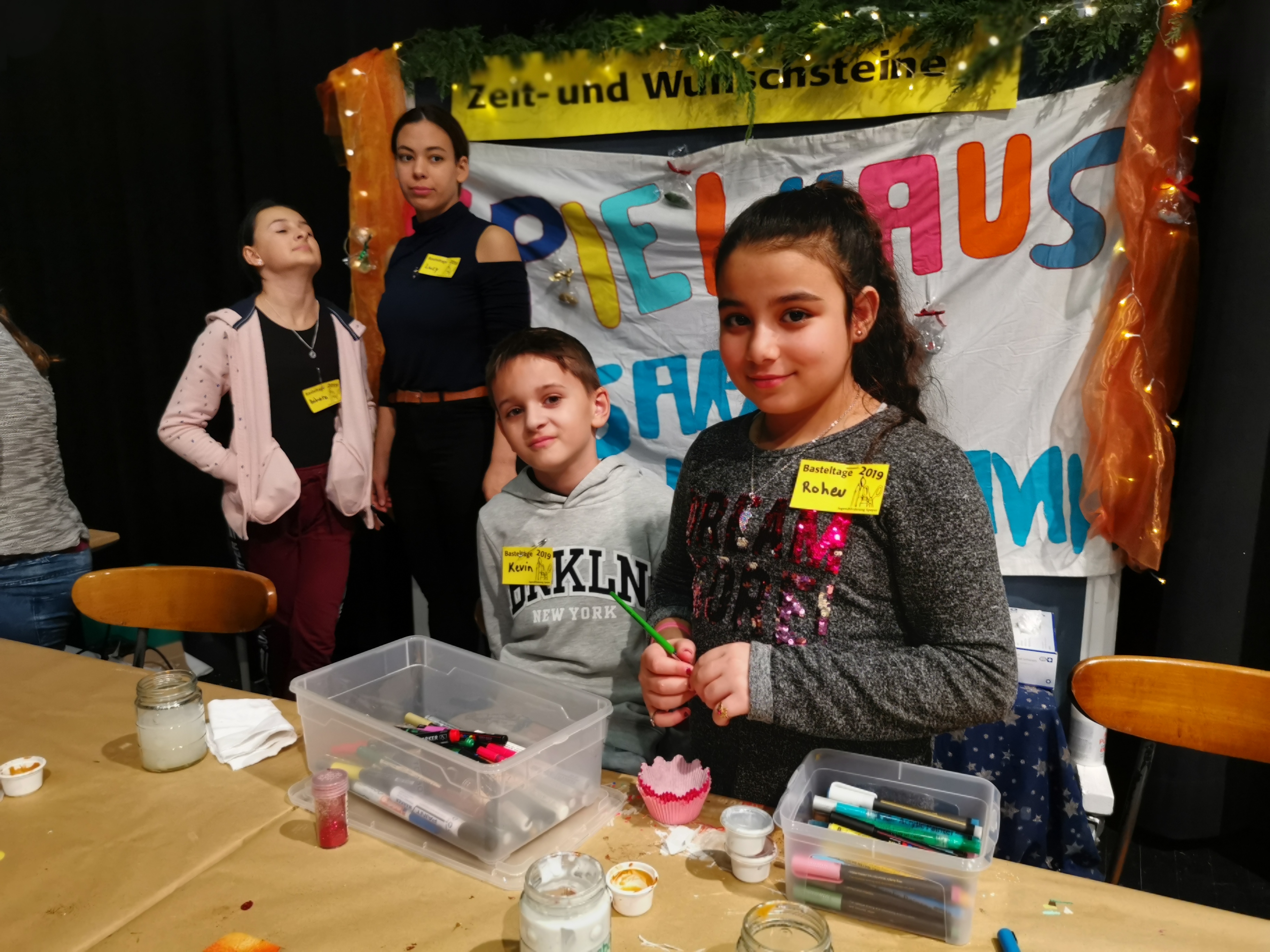 Spielhaus Sara Lehmann bei den Basteltagen 2019