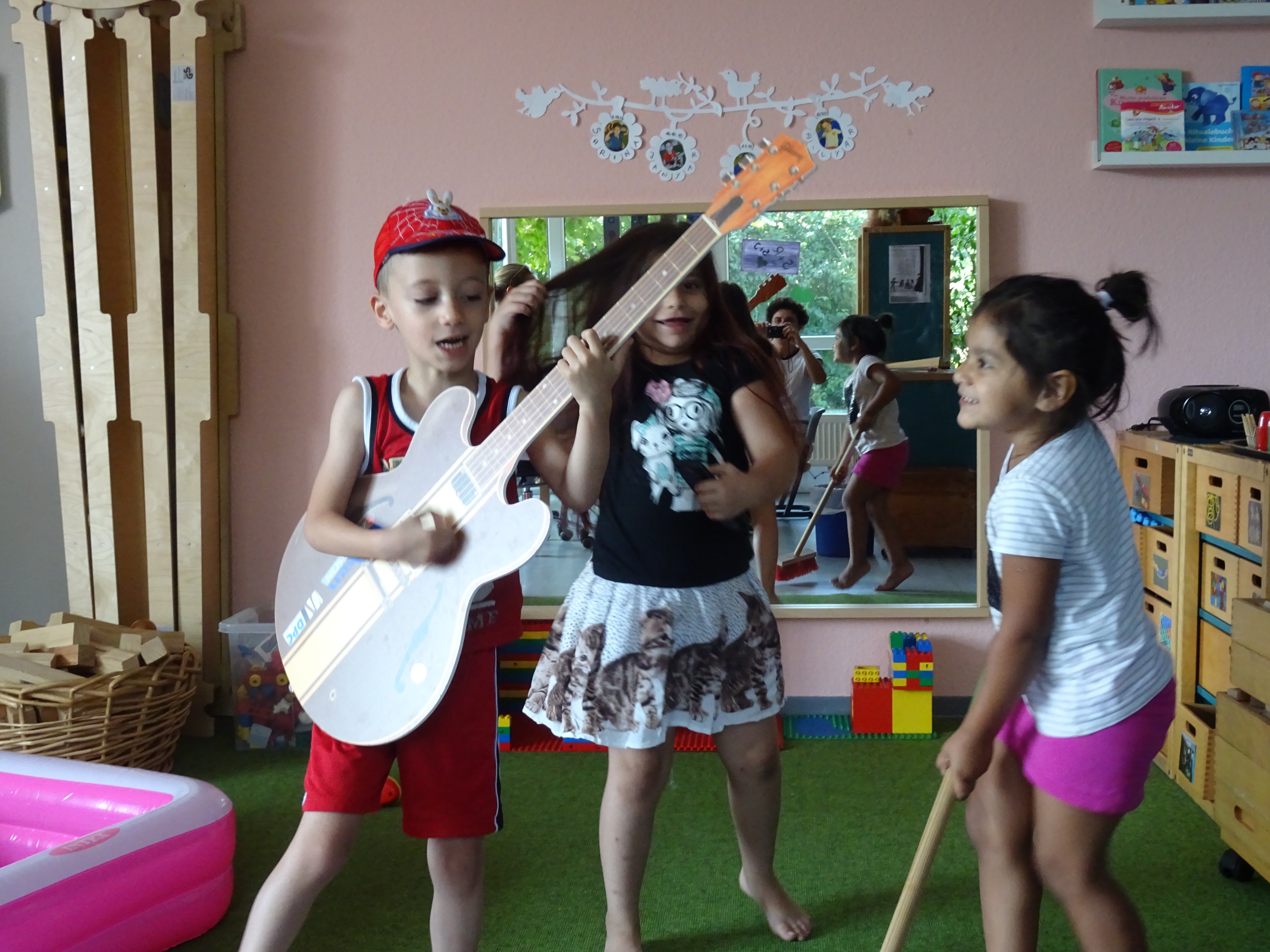 "Bandauftritt" im Spielhaus