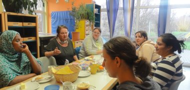 Frühstück im Spielhaus