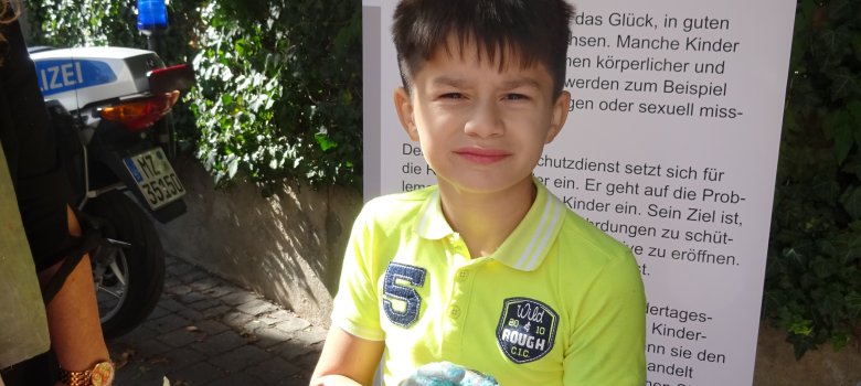 Aktion mit dem Caritas-Kinderschutzdienst