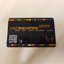Bibliotheksausweis der Stadtbibliothek Speyer
