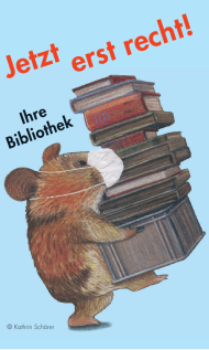 Hamster mit Mundschutz trägt Bücher Hamster mit Mundschutz trägt Bücher