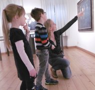 aktiv dabei 4 - 2017 Maria Leitmeyer, Kustodin Purrmann Haus mit Romy und Constantin