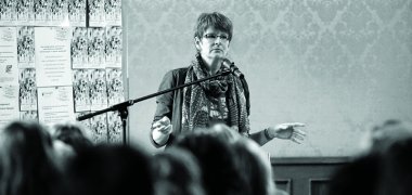 Stephanie Manzmann am Rednerpult