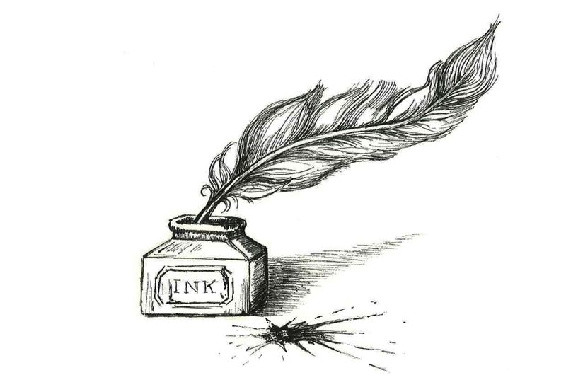 Zeichnung Federkiel Zeichnung Federkiel