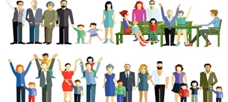 Familien Zusammenkunft Familien Zusammenkunft