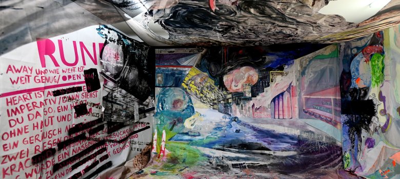 Das Werk "Heterotropie" von Förderpreisträger Ugur Ulusoy in der Bewerberausstellung 2019