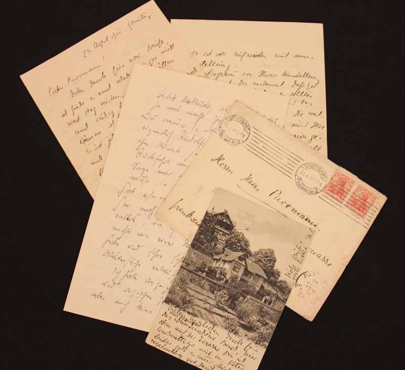 Archivalien aus dem Purrmann-Haus