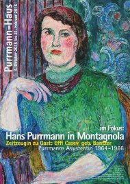 Plakat Hans Purrmann in Montagnola Plakat Hans Purrmann in Montagnola