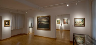 Ausstellungsräume im Erdgeschoss des Purrmann-Hauses