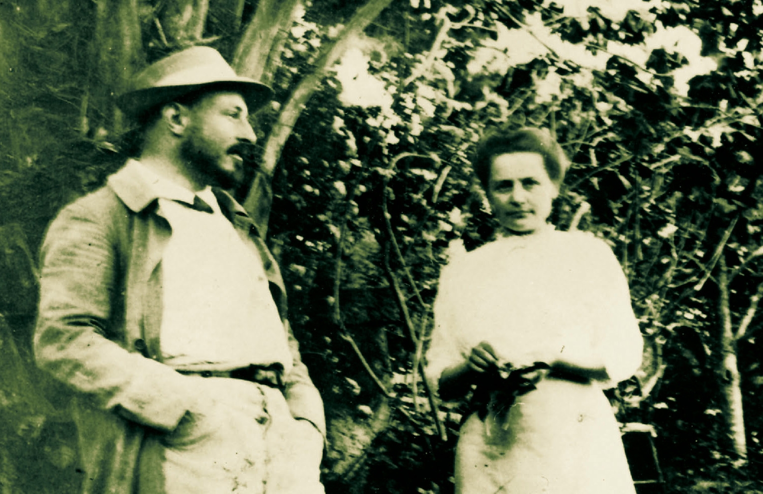 Hans und Mathilde Purrmann auf der Hochzeitsreise, 1912
