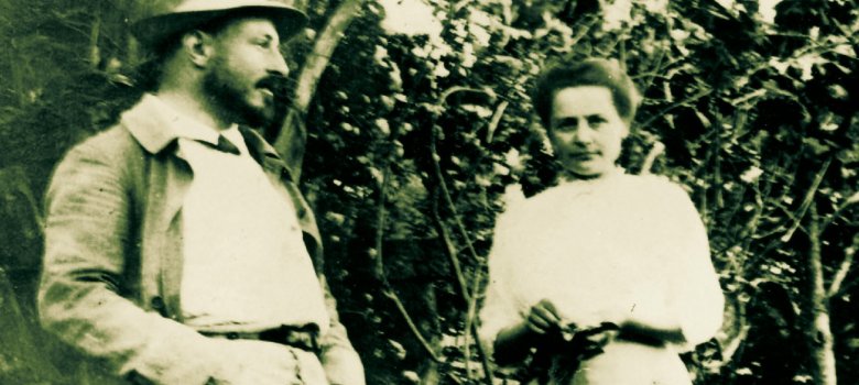 Hans and Mathilde Purrmann on their honeymoon, 1912