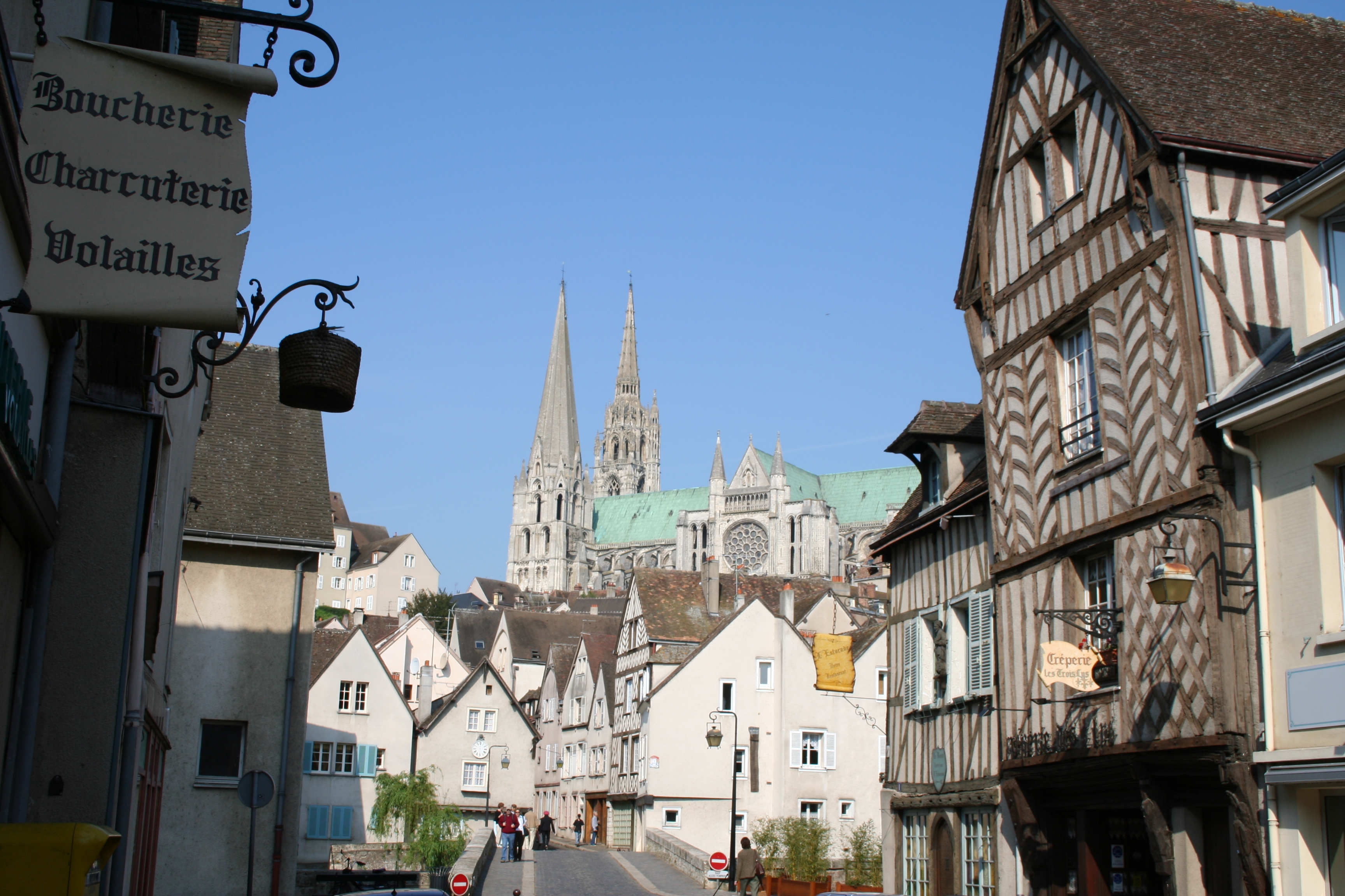 Ansicht der Kathedrale aus dem Stadtkern