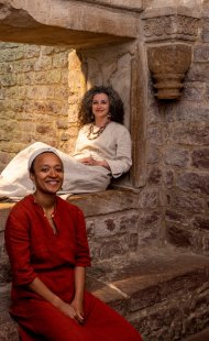 Dreharbeiten SchUM Artist in Residence Speyer