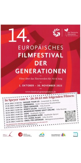 Plakat Europäisches Filmfestival der Generationen 2023