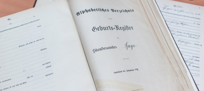 Geburtsregister der Stadt Speyer