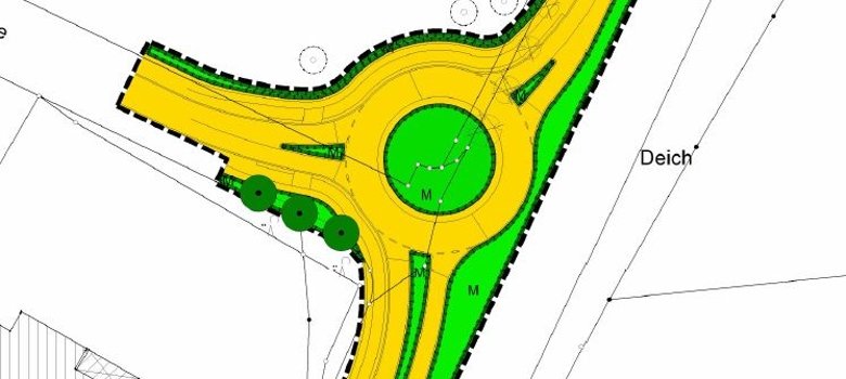 Plan Kreisel Auestraße