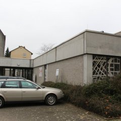 Eingangsbereich der Kirche St. Hedwig