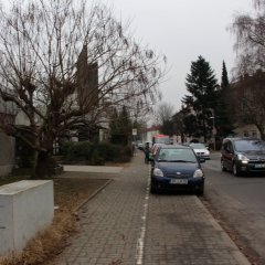 Verkehrsflächen in der Heinrich-Heine-Straße