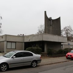 Eingangsbereich der Kirche St. Hedwig