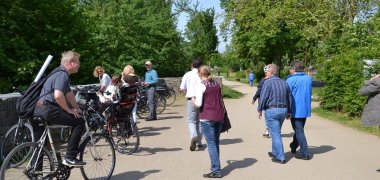 Nach einem Stopp im Woogbachtal geht es weiter zur nächsten Station