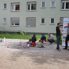 Projektleiter "Soziale Stadt Speyer-West" Schwendy im Gespräch